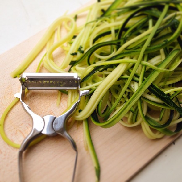 Schwarzer Reis, Zucchini-Nudeln, Zoodles, Ricetti, No Tomato Sauce, histaminarm, vegan, glutenfrei, lowcarb