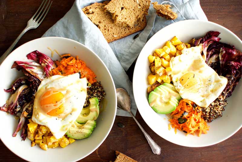 Brunch, Kürbis, glutunfreies Frühstück, Frühstück, breakfast, breakfast bowl, brunch bowl, quinoa brunch bowl